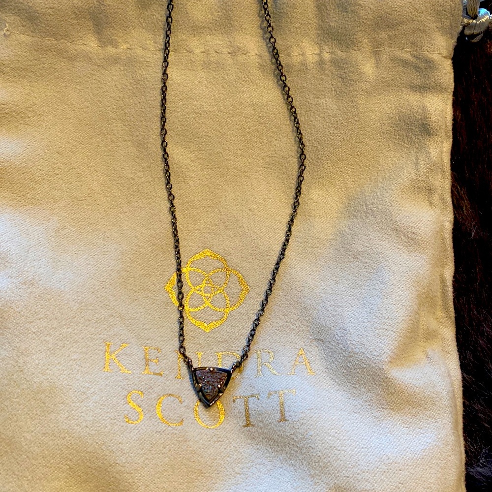 Kendra Scott triangle necklace